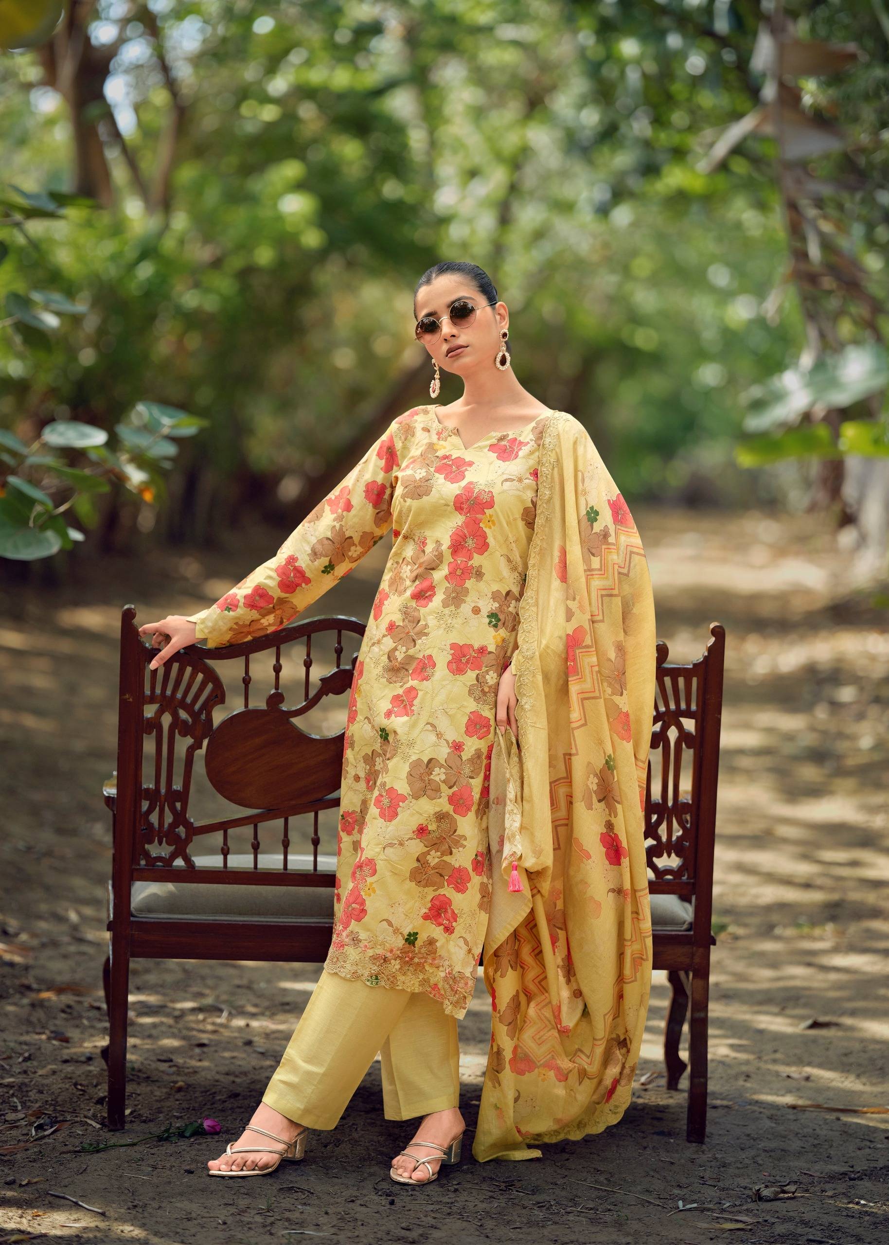IZNIK VOL 2 By THE HERMITAGE SHOP 101 To 104 Series Premium COTTON LAWN dresses at Wholesale Price